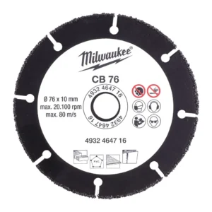 DISCO CARBURO mm 76 per M12FCOT