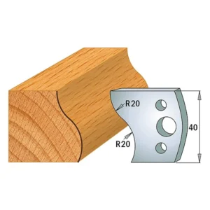 COPPIA COLTELLI L.40MM SP.4MM