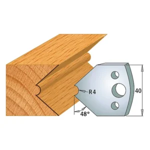 COPPIA COLTELLI L.40MM SP.4MM