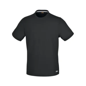 T-SHIRT COTONE JERSEY 150GR NERO TG. XXL