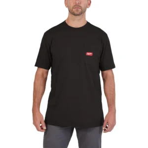 T-SHIRT MANICA CORTA NERA TG. XXL
