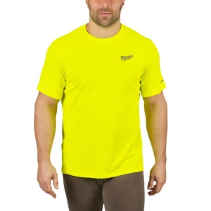 T-SHIRT MANICA CORTA GIALLA TG. XXL