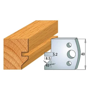 COPPIA COLTELLI L.40MM SP.4MM