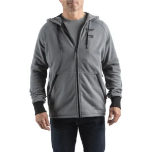 FELPA TERMICA + CAPPUCCIO GRIGIA TG. XL