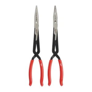 SET 2Pz PINZE BECCHI LUNGHI DOPPIO FULCR