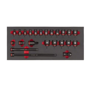 SET 23Pz BUSSOLE MACCH.CORTE ATT.3/8"
