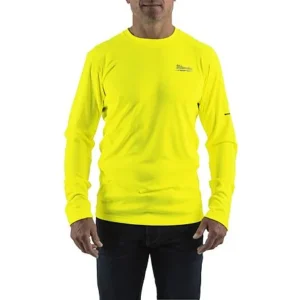 T-SHIRT MANICA LUNGA GIALLA TG. L