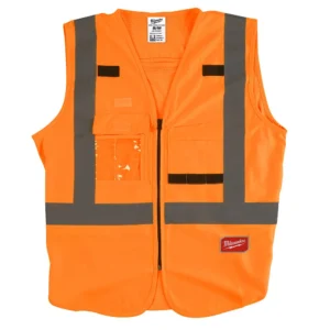 GILET ALTA VISIBILITA' ARANCIO S/M