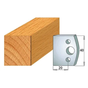 COPPIA COLTELLI L.40MM SP.4MM