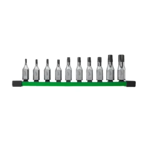 SET 10 PZ CH. BUSSOLA 3/8 TORX