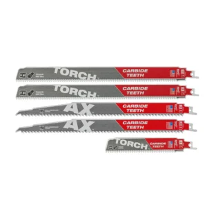 SET LAME MISTO SAWZALL CARBIDE 5 PZ.