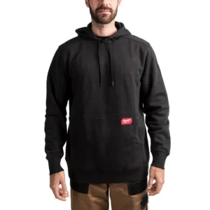 FELPA C/CAPPUCCIO NERA WHMWBL TG. XXL