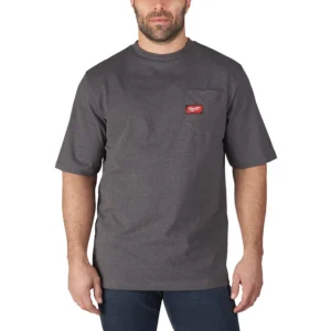 T-SHIRT MANICHE CORTE TG.M GRIGIA