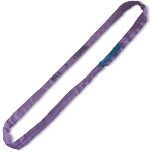 Braca per sollevamento 1t nastro ad anello continuo, viola tessuto in poliestere ad alta tenacità (PES)