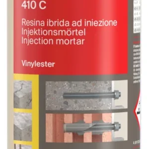 Ancorante chimico vinilestere ibrido. Alte prestazioni garantite 100 anni.